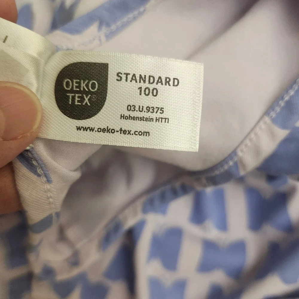 Hanna Andersson Kids 2T Blue Butterfly Print Pocket Play Dress Whimsical Organic